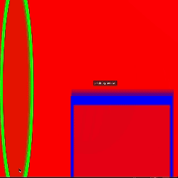 In this sketch I more successfully replaced one of the elipses with a new shape, in this situation I made a square. Unfortunatley, it still suffers the issue with the triangle but at least depending on the position of the mouse you can see the bottom of the square.